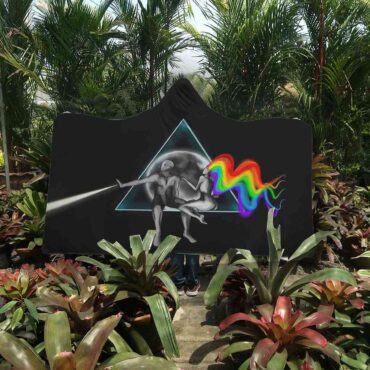 Adam Eva Pink Floyd Hooded Blanket