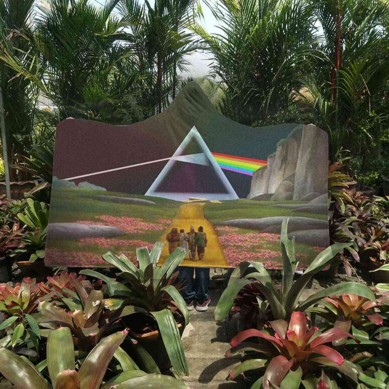 Dark Side of the Rainbow x Wizard of Oz at The Logan Theatre Pink Floyd Hooded Blanket Dark Side of the Rainbow x Wizard of Oz at The Logan Theatre Pink Floyd Hooded Blanket