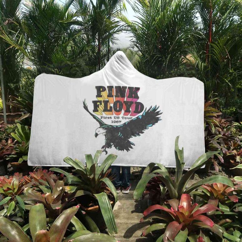 First US Tour 1967 Pink Floyd Hooded Blanket First US Tour 1967 Pink Floyd Hooded Blanket