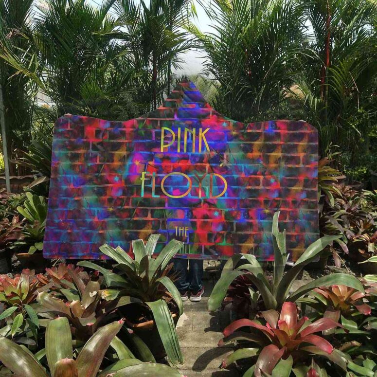 Pink Floyd The Wall Water Painting Hooded Blanket