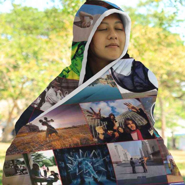 40th Anniversary 2007 Pink Floyd Hooded Blanket