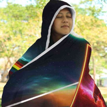 Astronaut Dark Side Of The Moon Pink Floyd Hooded Blanket Astronaut Dark Side Of The Moon Pink Floyd Hooded Blanket