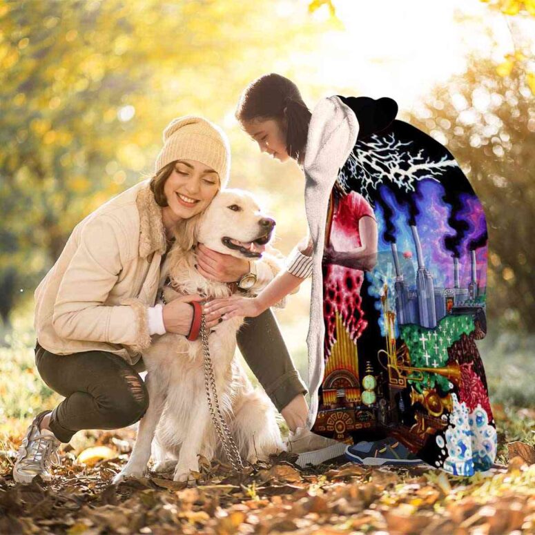 The Pink Floyd Experience Hooded Blanket