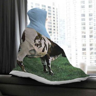 Atom Heart Mother Pink Floyd Hooded Blanket
