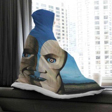Division Bell Stone Headsz Pink Floyd Hooded Blanket