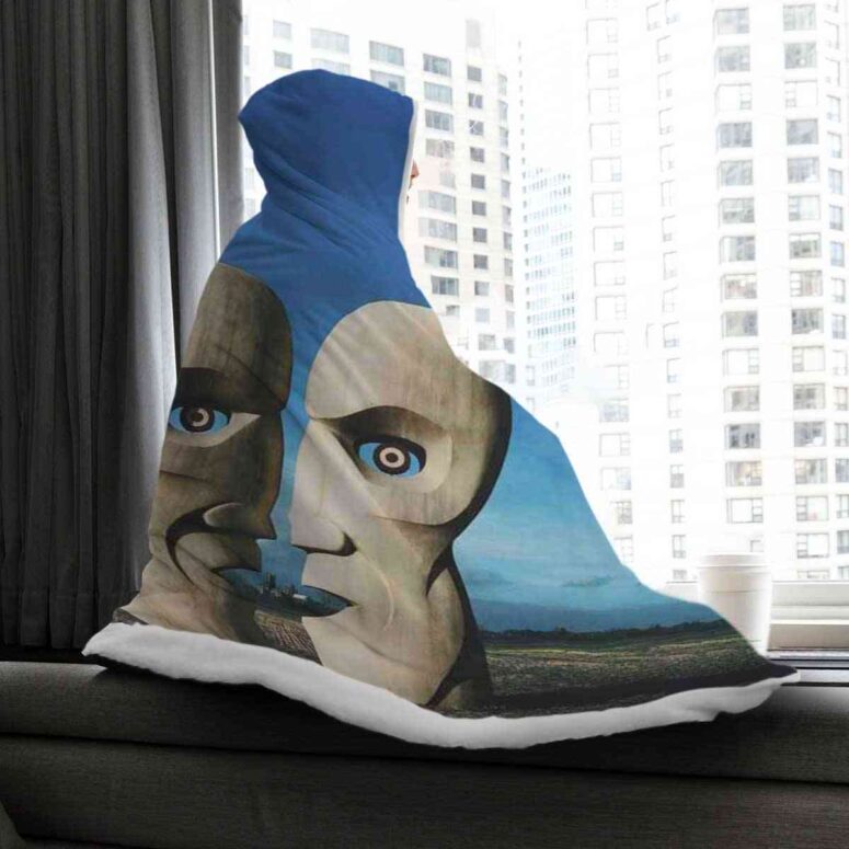 Division Bell Stone Headsz Pink Floyd Hooded Blanket