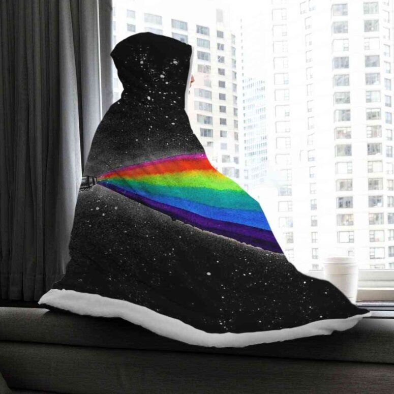 Just Remember To Fall in Love Pink Floyd Hooded Blanket