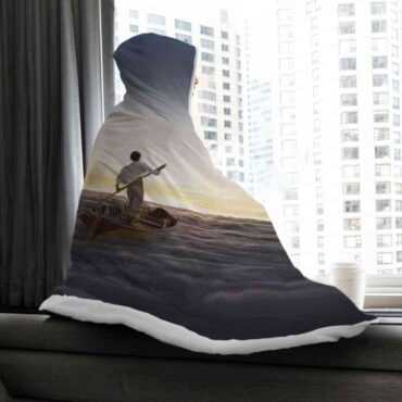 The Endless River Pink Floyd Hooded Blanket The Endless River Pink Floyd Hooded Blanket