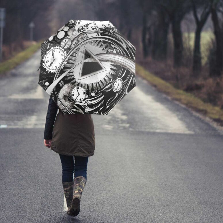 Pink Floyd Umbrella - DSOTM Hand Draw Art