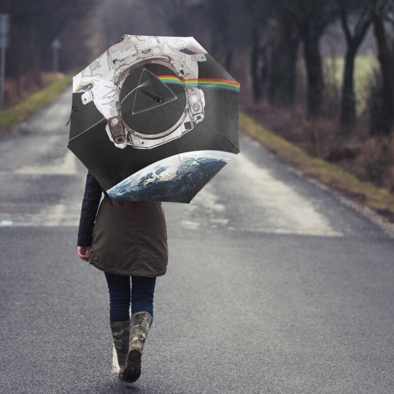 Pink Floyd Umbrella - Dark Side Of The Moon Astronaut Pink Floyd Umbrella - Dark Side Of The Moon Astronaut