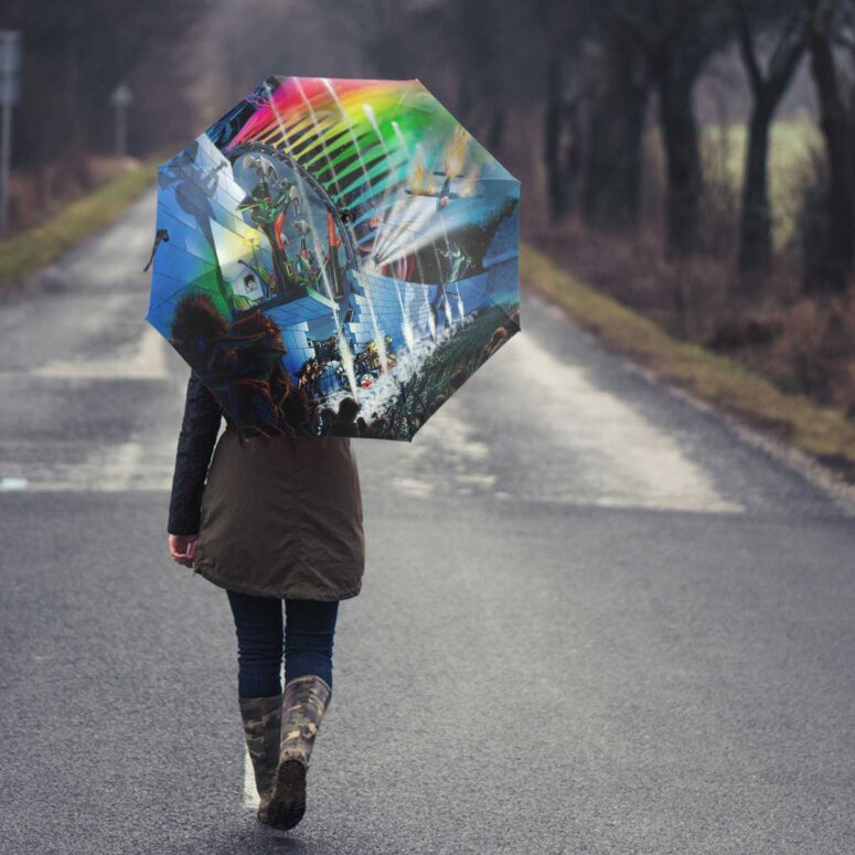 Pink Floyd Umbrella - Interestellar Show Pink Floyd Colorful