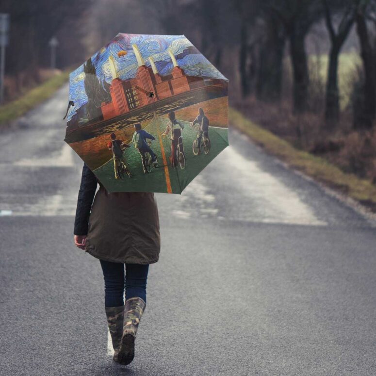 Pink Floyd Umbrella - Pigs Can Fly Stranger Things x Animals