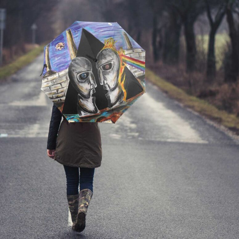 Pink Floyd Umbrella - Album Cover Drawing Art Pink Floyd Umbrella - Album Cover Drawing Art