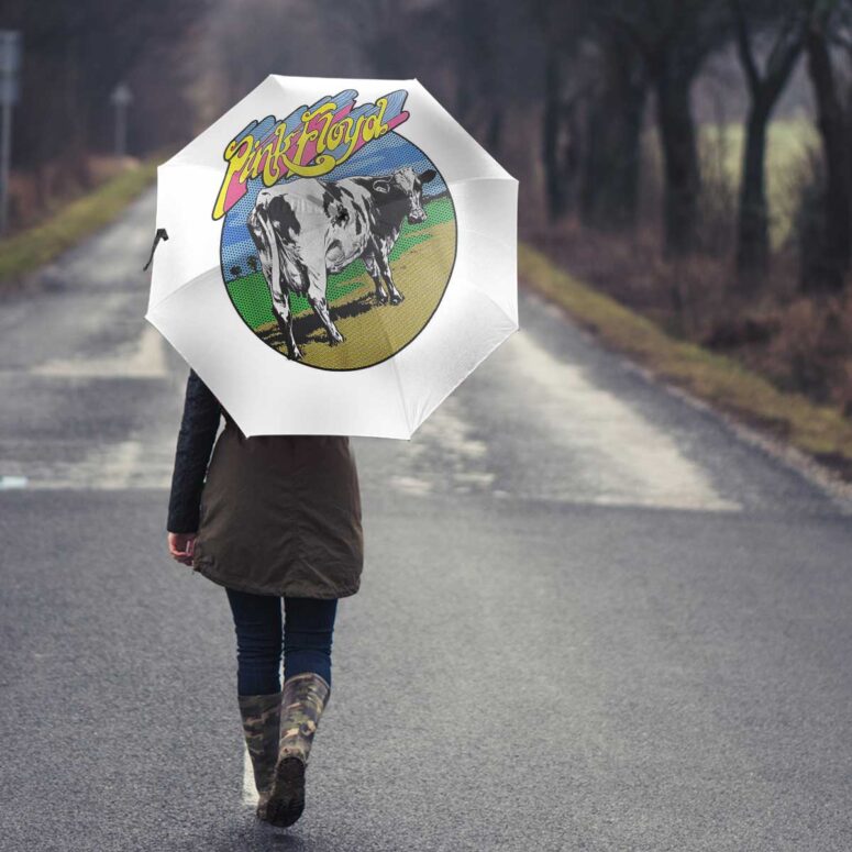 Pink Floyd Umbrella - Distant Bells Atom Heart Mother Shirt Pink Floyd Umbrella - Distant Bells Atom Heart Mother Shirt