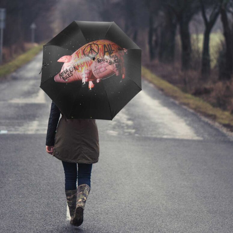 Pink Floyd Umbrella - Flying Pig Pink Floyd Umbrella - Flying Pig