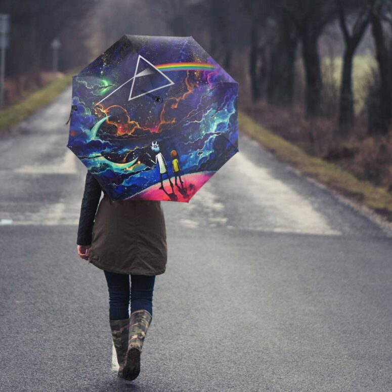 Pink Floyd Umbrella - Rick and Morty The Dark Side Of The Moon