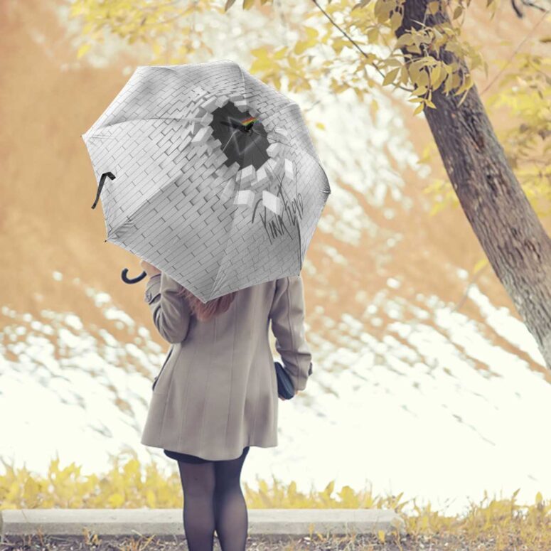 Pink Floyd Umbrella - Brick In The Wall 3D Pink Floyd Umbrella - Brick In The Wall 3D