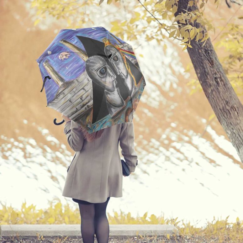 Pink Floyd Umbrella - Album Cover Drawing Art Pink Floyd Umbrella - Album Cover Drawing Art