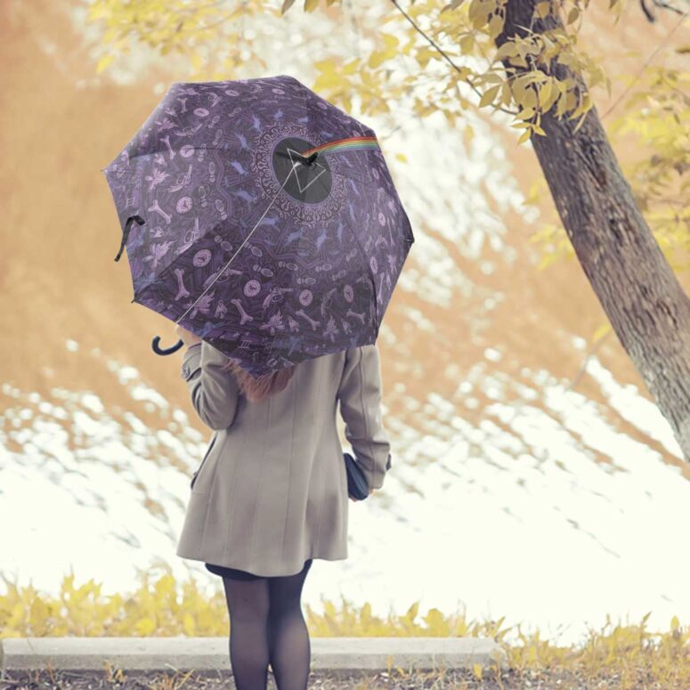 Pink Floyd Umbrella - Dark Side of the Moon Album Psychedelic