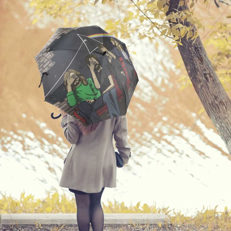Pink Floyd Umbrella - Facepalm Pink Floyd Umbrella - Facepalm