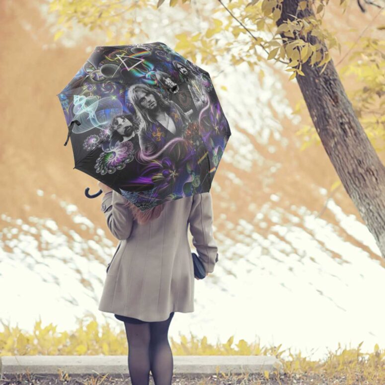 Pink Floyd Umbrella - Dark Side Of The Moon Psychedelic Abstract Art Pink Floyd Umbrella - Dark Side Of The Moon Psychedelic Abstract Art