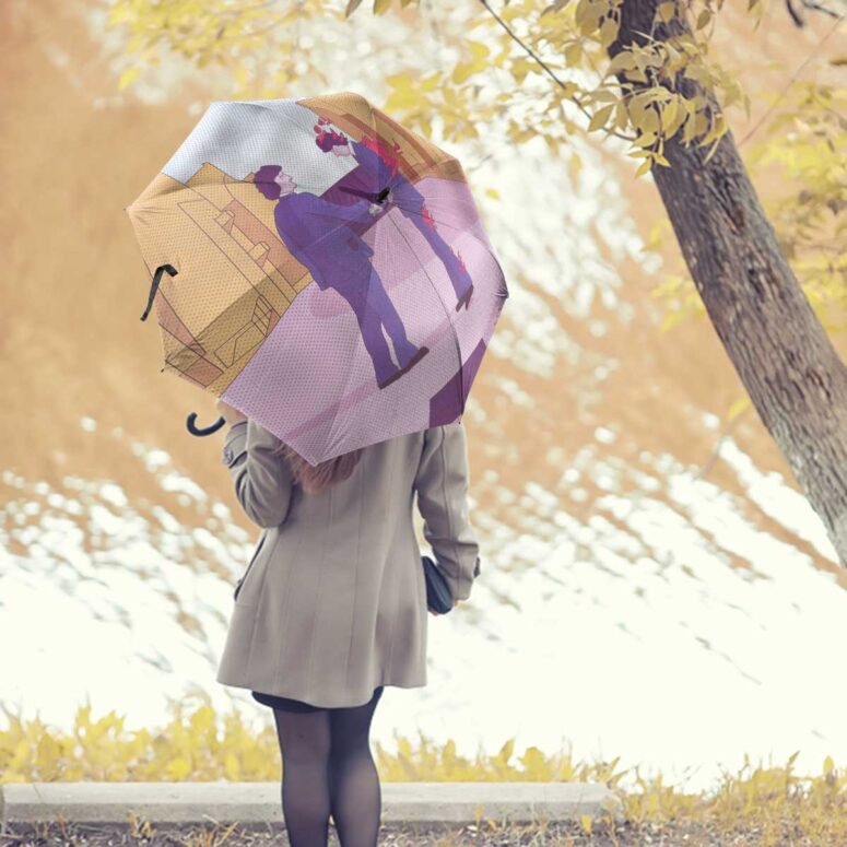 Pink Floyd Umbrella - Wish you were here Art Pink Floyd Umbrella - Wish you were here Art