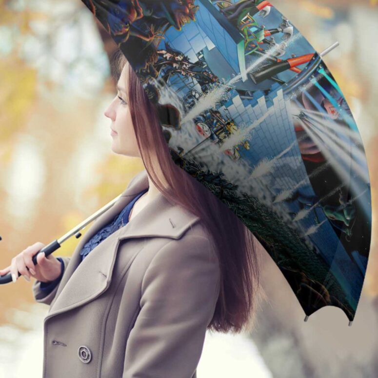 Pink Floyd Umbrella - Interestellar Show Pink Floyd Colorful