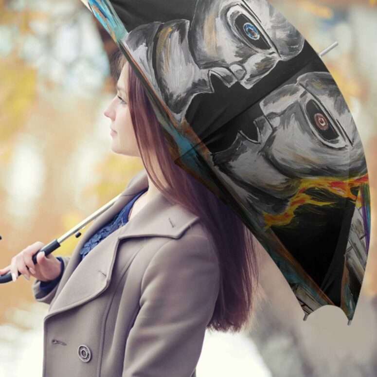 Pink Floyd Umbrella - Album Cover Drawing Art Pink Floyd Umbrella - Album Cover Drawing Art