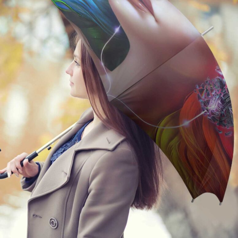 Pink Floyd Umbrella - Lady Art Pink Floyd Umbrella - Lady Art