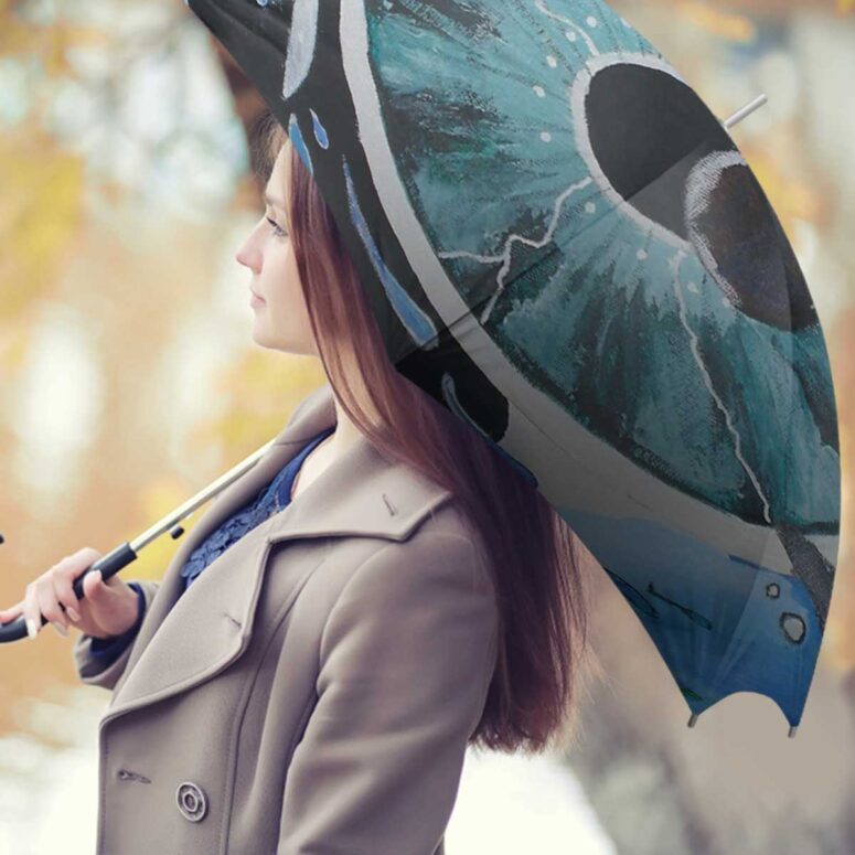 Pink Floyd Umbrella - Pulse Hand Drawing Art Pink Floyd Umbrella - Pulse Hand Drawing Art