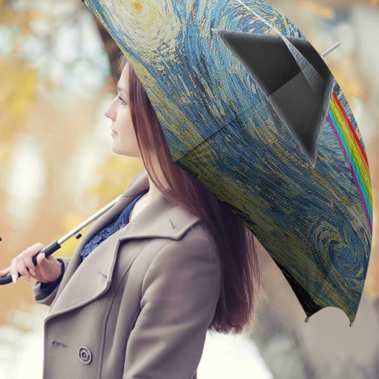 Pink Floyd Umbrella - Starry Night Dark Side Of The Moon Pink Floyd Umbrella - Starry Night Dark Side Of The Moon
