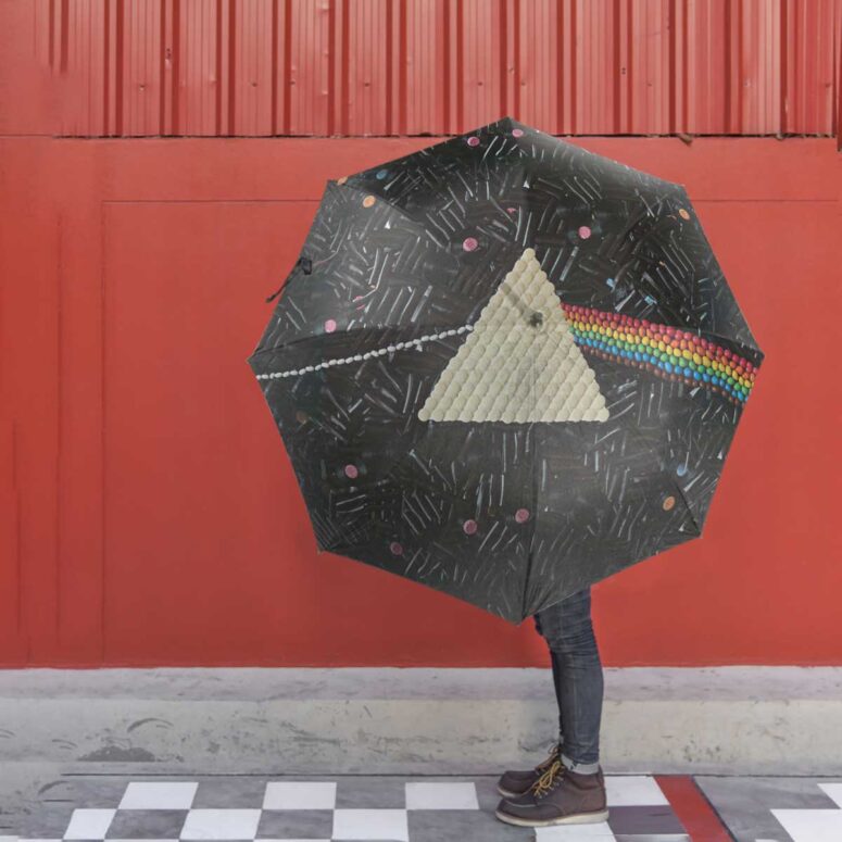 Pink Floyd Umbrella - Dark Side Of The Moon Candy