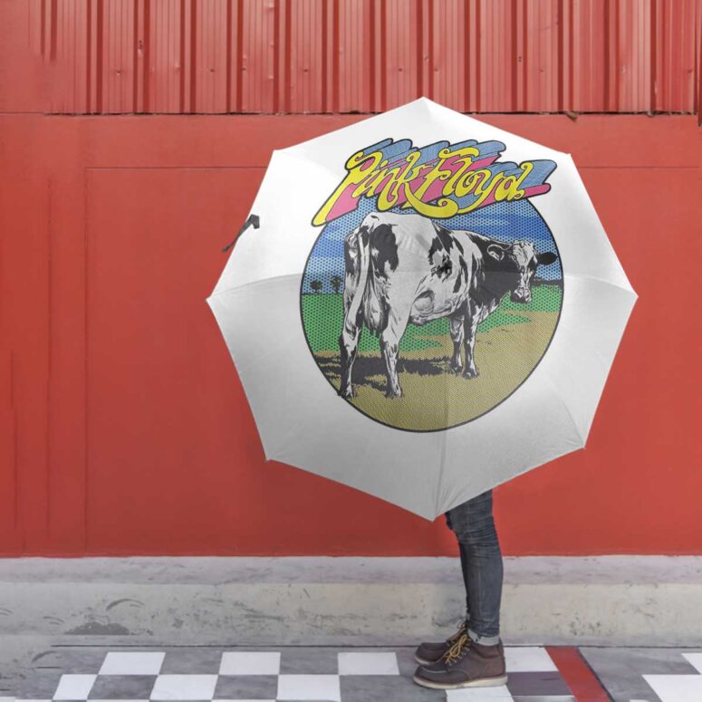 Pink Floyd Umbrella - Distant Bells Atom Heart Mother Shirt Pink Floyd Umbrella - Distant Bells Atom Heart Mother Shirt