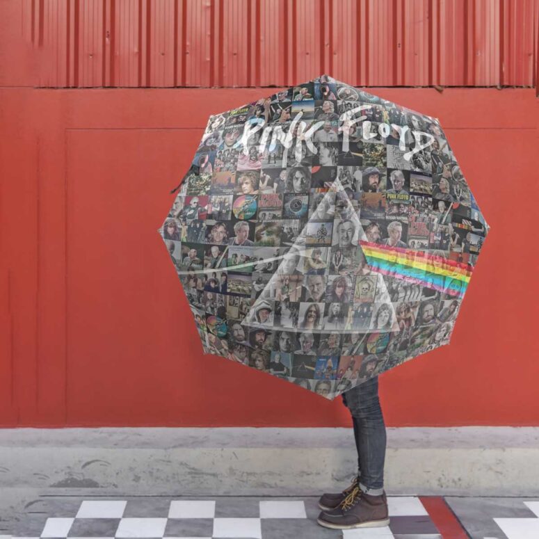 Pink Floyd Umbrella - Photo Mosaic Print Art of All Things