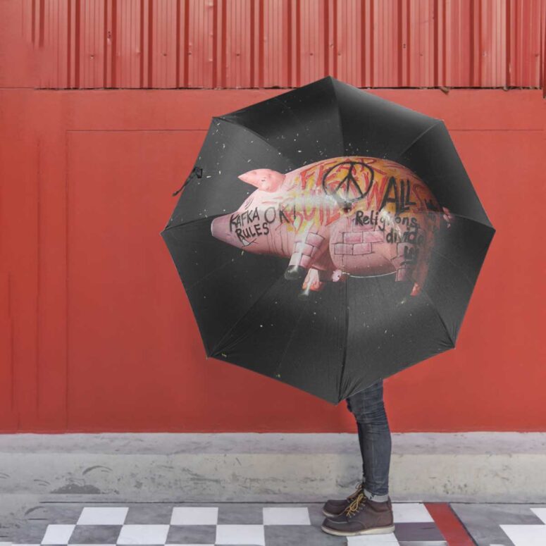 Pink Floyd Umbrella - Flying Pig Pink Floyd Umbrella - Flying Pig