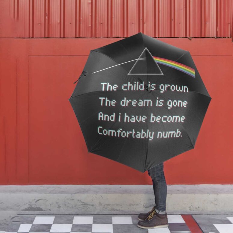 Pink Floyd Umbrella - The child is grown