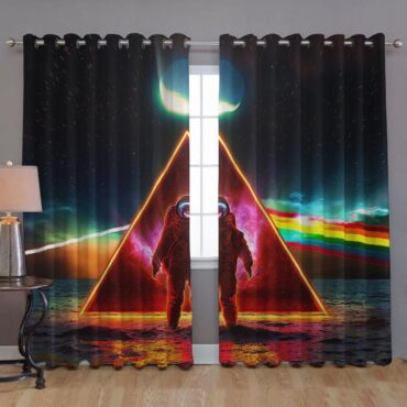 Pink Floyd Window Curtains - Astronaut Dark Side Of The Moon