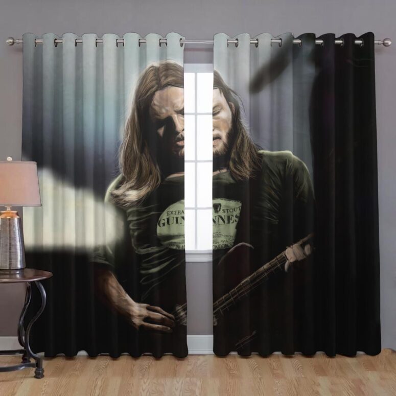 Pink Floyd Window Curtains - Dawid Gilmour fan art
