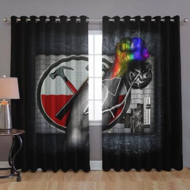 Pink Floyd Window Curtains - Deejay The Wall Shirt Pink Floyd Window Curtains - Deejay The Wall Shirt