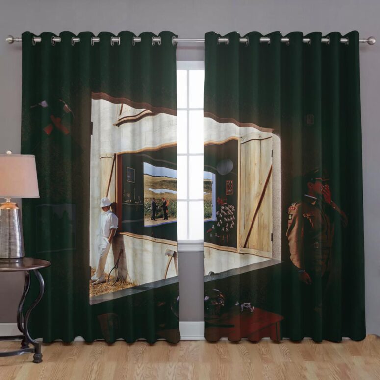 Pink Floyd Window Curtains - Echoes III Compilation Album Art 2001 Pink Floyd Window Curtains - Echoes III Compilation Album Art 2001