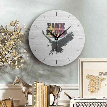 Pink Floyd Wooden Clock - First US Tour 1967 Pink Floyd Wooden Clock - First US Tour 1967