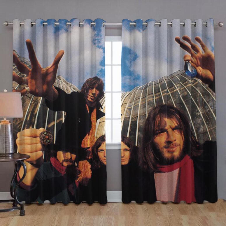 Pink Floyd Window Curtains - Fish Eye Photo