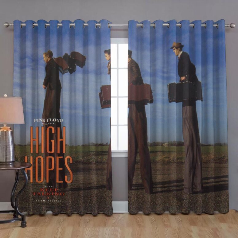 Pink Floyd Window Curtains - High Hopes with Keep Talking