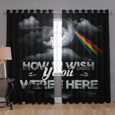 Pink Floyd Window Curtains - How Wish You Were Here Art