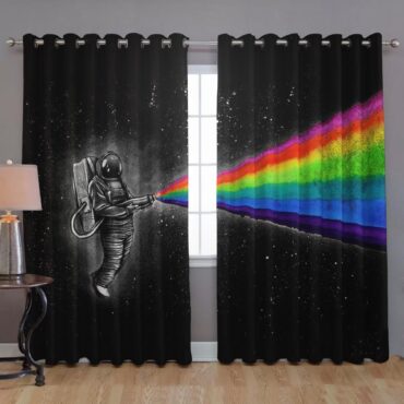 Pink Floyd Window Curtains - Just Remember To Fall in Love