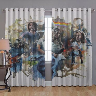 Pink Floyd Window Curtains - OilPaint Artwork Limited Edition Pink Floyd Window Curtains - OilPaint Artwork Limited Edition