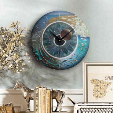 Pink Floyd Wooden Clock - Pulse