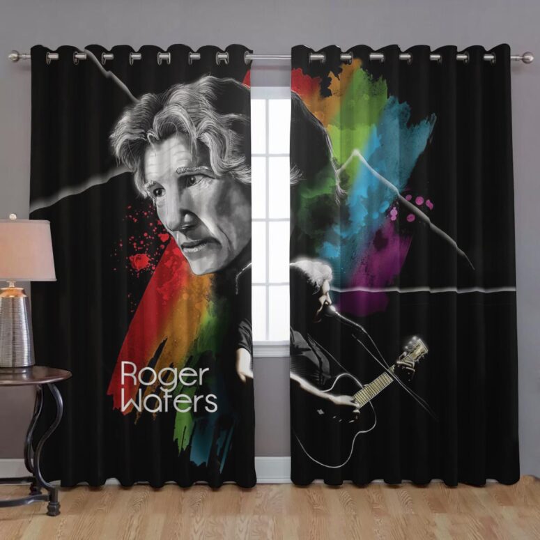 Pink Floyd Window Curtains - Roger Water Art