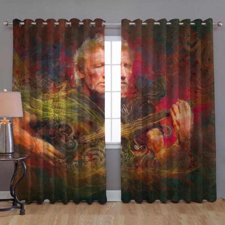 Pink Floyd Window Curtains - Roger Waters Digital Painting