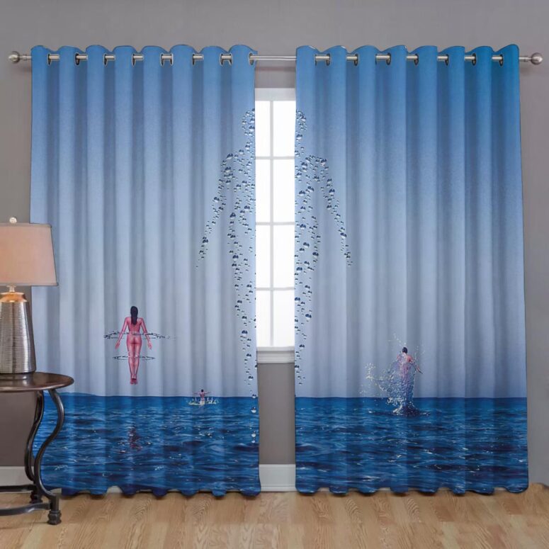 Pink Floyd Window Curtains - Shine On